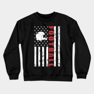 American Football Flag - US Sports Crewneck Sweatshirt